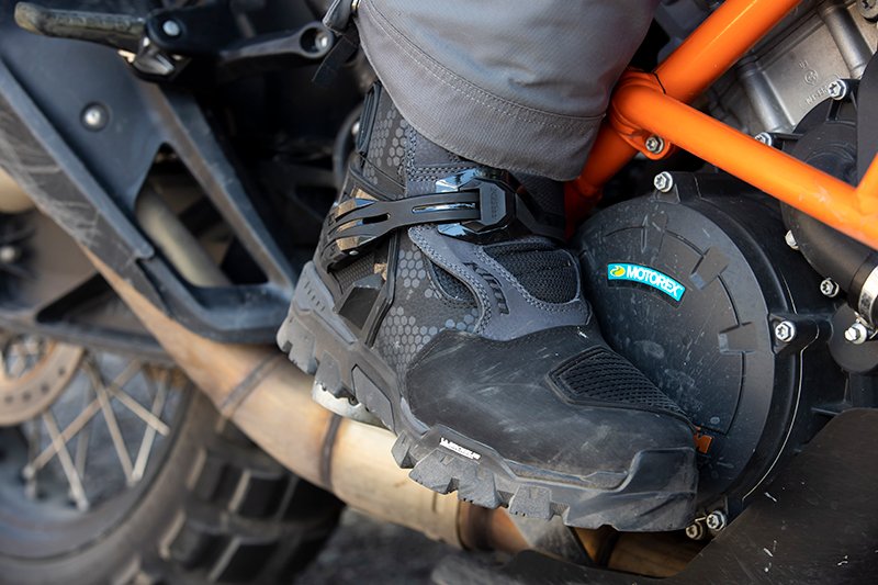 Klim Adventure GTX boot under trouser